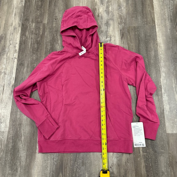 NEW with tags Lululemon Scuba Pullover Hoodie Pink Lychee Sz 14 - Picture 5 of 12